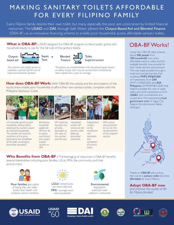 Making Sanitary Toilets Affordable for Every Filipino Family