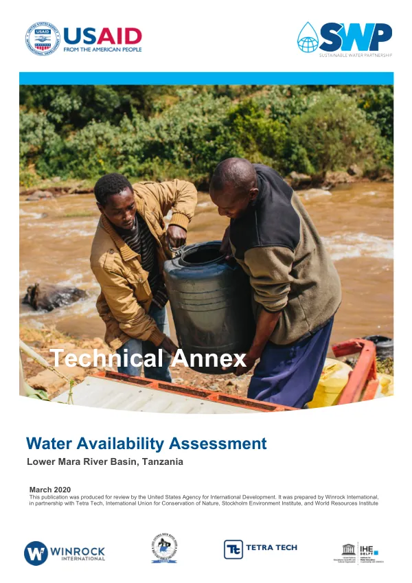 Lower Mara River Basin Water Availability Assessment