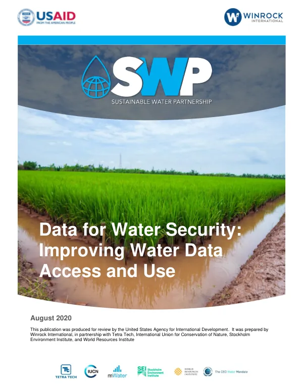Data for Water Security: Improving Water Data Access and Use