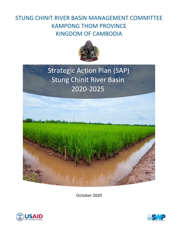 Strategic Action Plan for the Stung Chinit River Basin 2020-2025