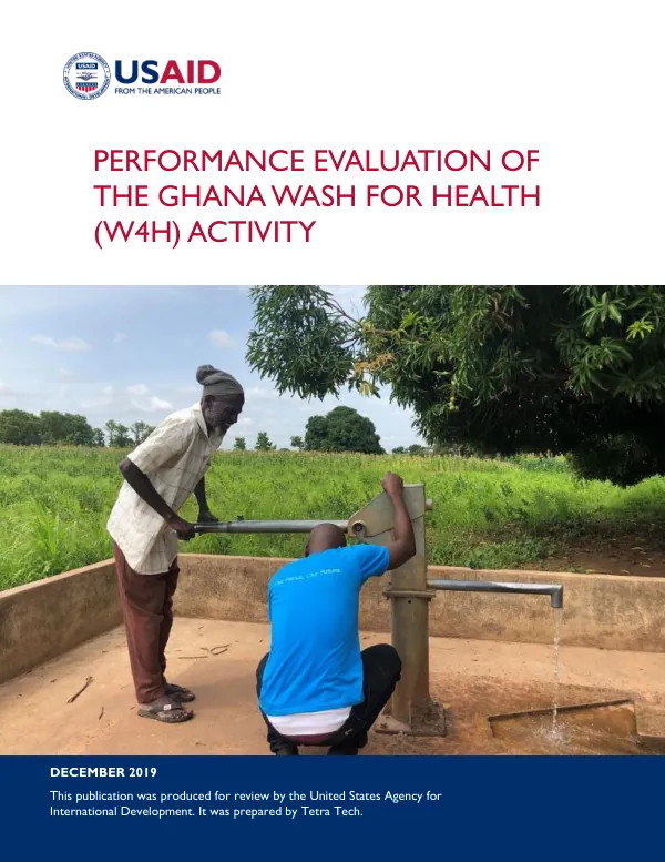 Performance Evaluation of the Ghana WASH for Health Activity