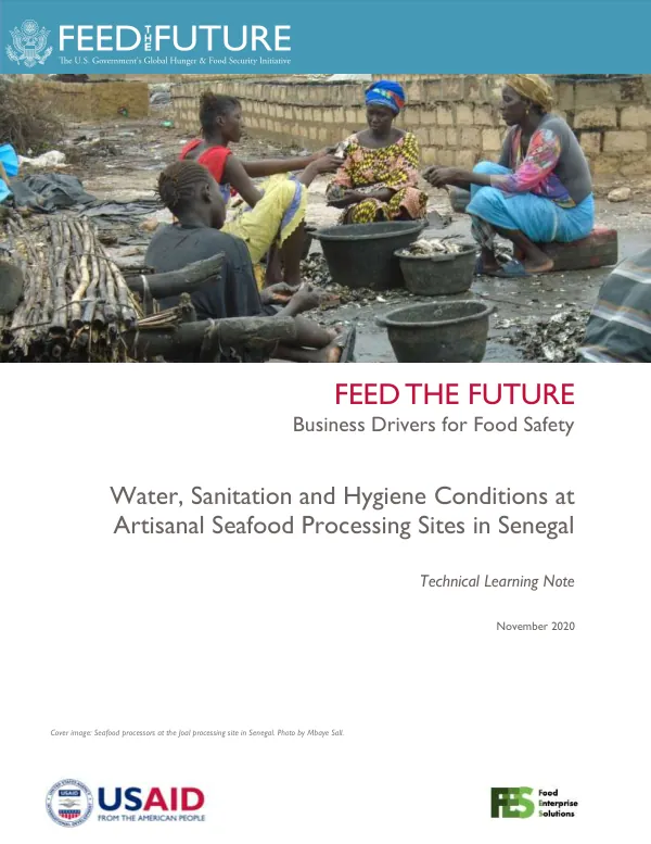 Water, Sanitation, and Hygiene Conditions at Artisanal Seafood Processing Sites in Senegal: Technical Learning Note