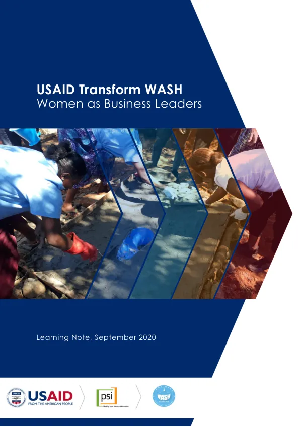 USAID Transform WASH: Women as Business Leaders