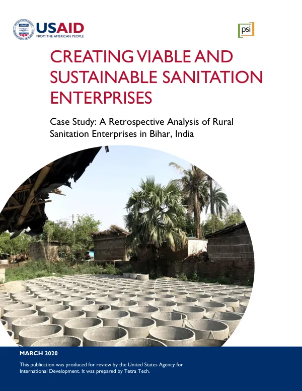 Enterprise Viability Case Study: A Retrospective Analysis of Rural Sanitation Enterprises in Bihar, India