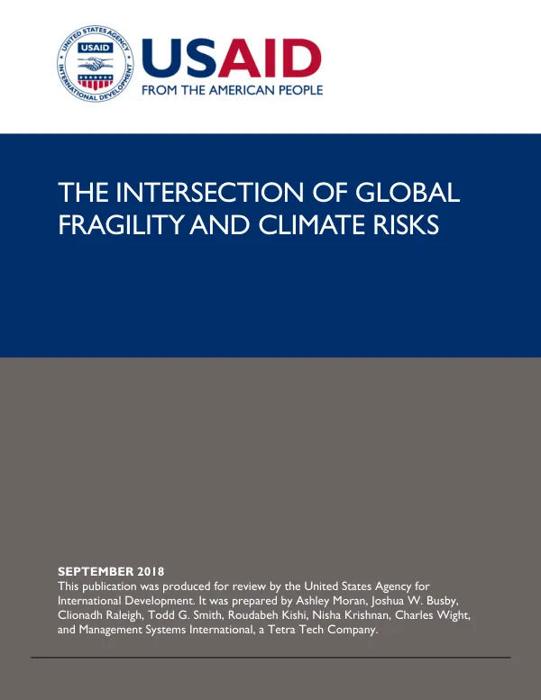 The Intersection of Global Fragility and Climate Risks