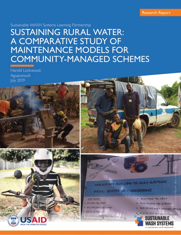 Sustaining Rural Water: A Comparative Study of Maintenance Models for Community-Managed Schemes