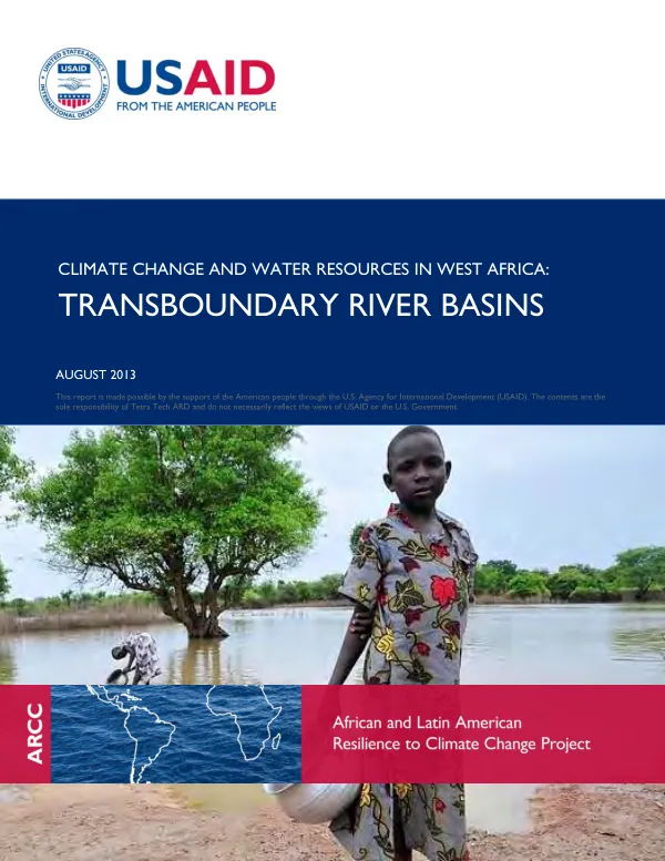 Climate Change and Water Resources in West Africa: Transboundary River Basins