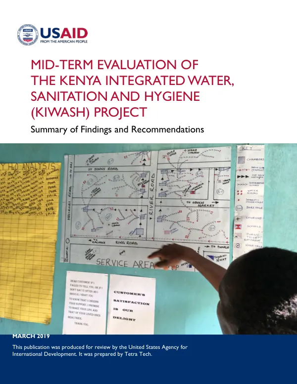 Mid-term Evaluation of the Kenya Integrated Water, Sanitation and Hygiene (KIWASH) Project: Summary of Findings and Recommendations