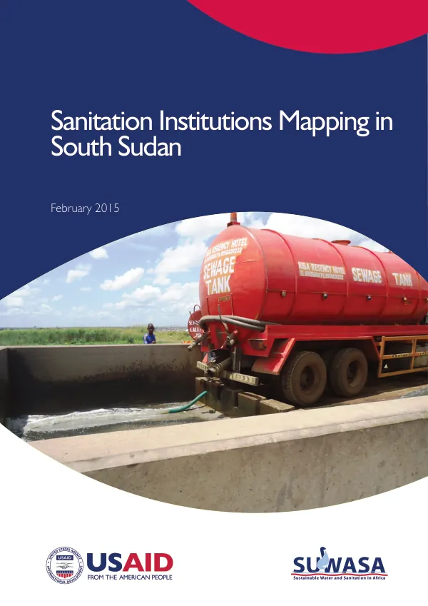 Sanitation Institutions Mapping in South Sudan