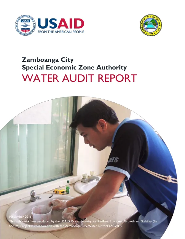 Zamboanga City Special Economic Zone Authority Water Audit Report