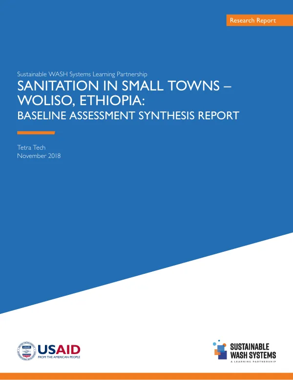 Sanitation in Small Towns – Woliso, Ethiopia: Baseline Assessment Synthesis Report