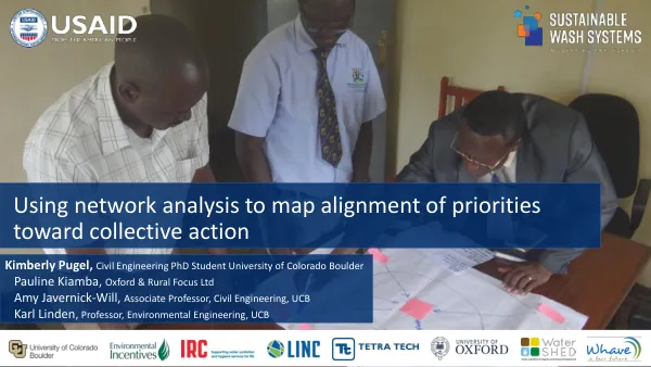 Presentation: Using Network Analysis to Understand Alignment Toward Collective Action