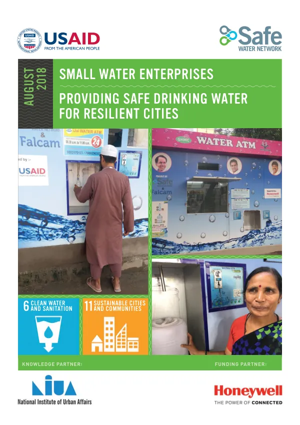 Small Water Enterprises: Providing Safe Drinking Water for Resilient Cities at Stockholm World Water Week