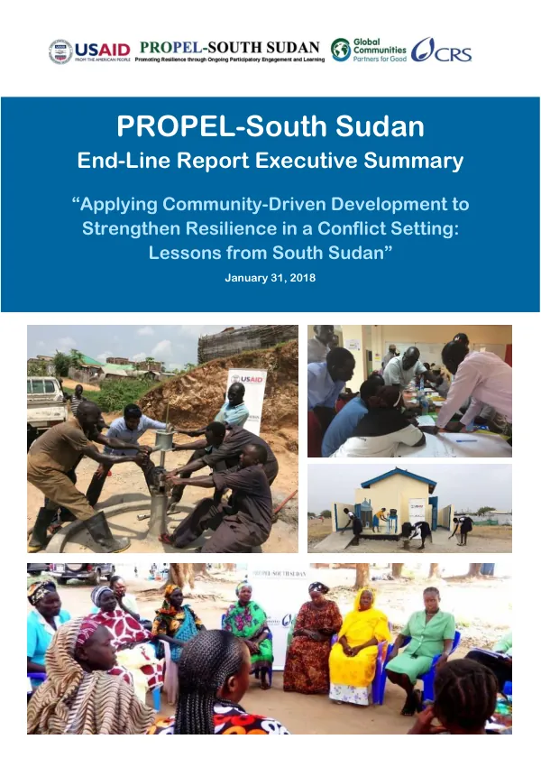 PROPEL-South Sudan End-Line Report – Executive Summary