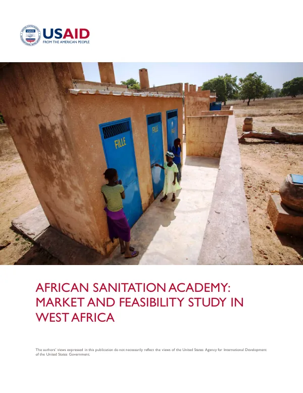 African Sanitation Academy: Market and Feasibility Study in West Africa