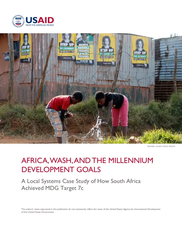 Africa, WASH, and the Millennium Development Goals: A Local Systems Case Study of How South Africa Achieved MDG Target 7c