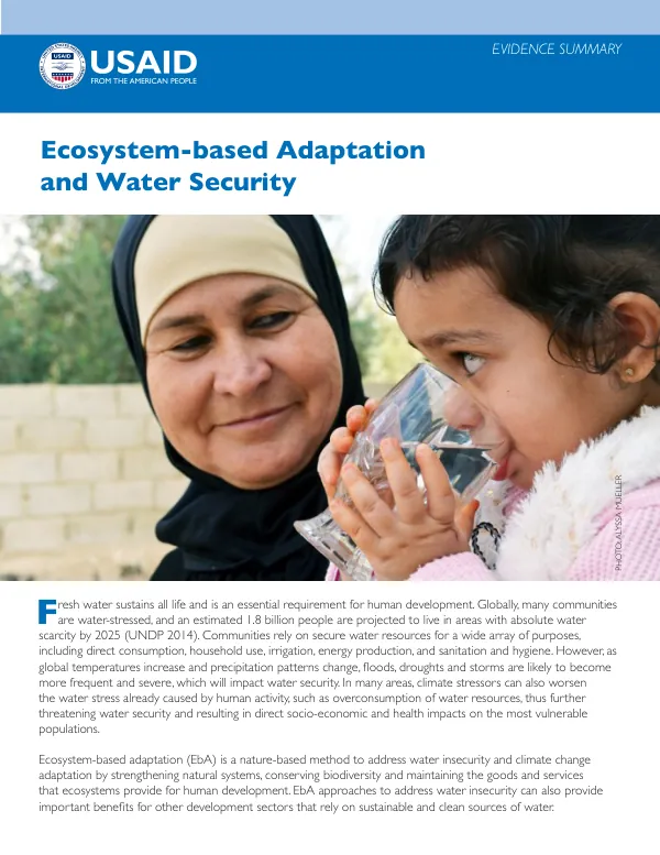 Ecosystem-based Adaptation and Water Security