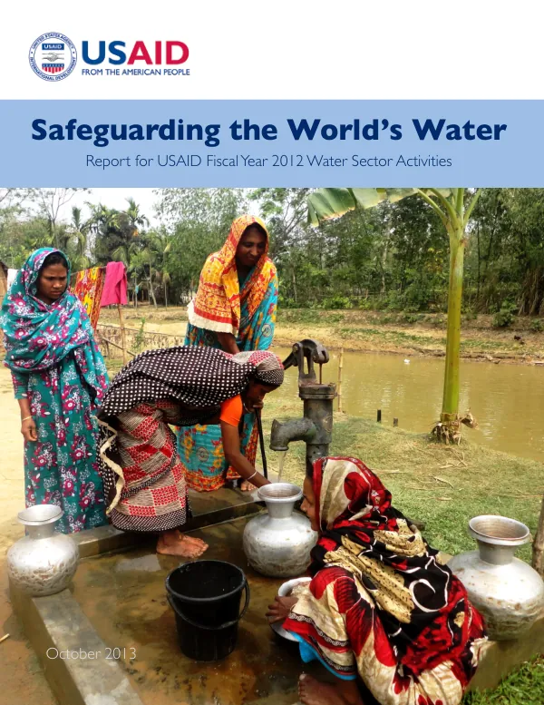 Safeguarding the World's Water FY 2012