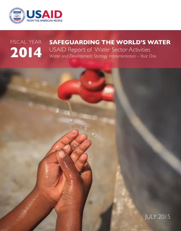 Safeguarding the World's Water FY 2014