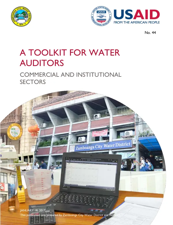 A Toolkit for Water Auditors: Commercial and Institutional Sectors
