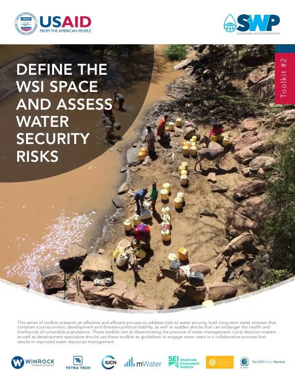 Define the Water Security Improvement Space and Assess Water Security Risks - SWP Toolkit #2