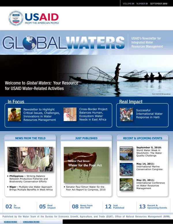 Global Waters | Vol. I, Issue 1 | September 2010