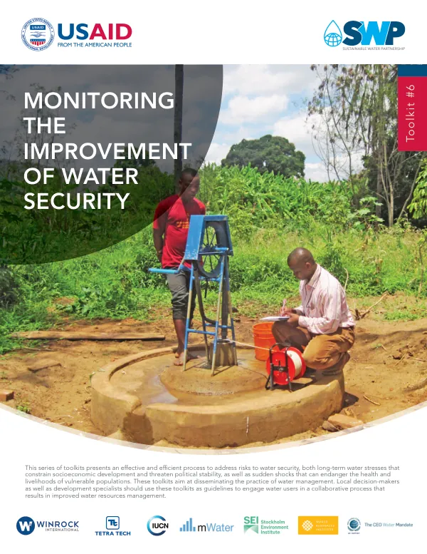 Monitoring the Improvement of Water Security – SWP Toolkit #6
