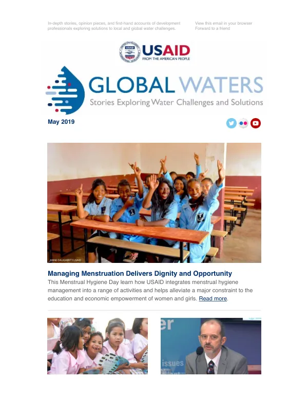 Global Waters Stories - May 2019