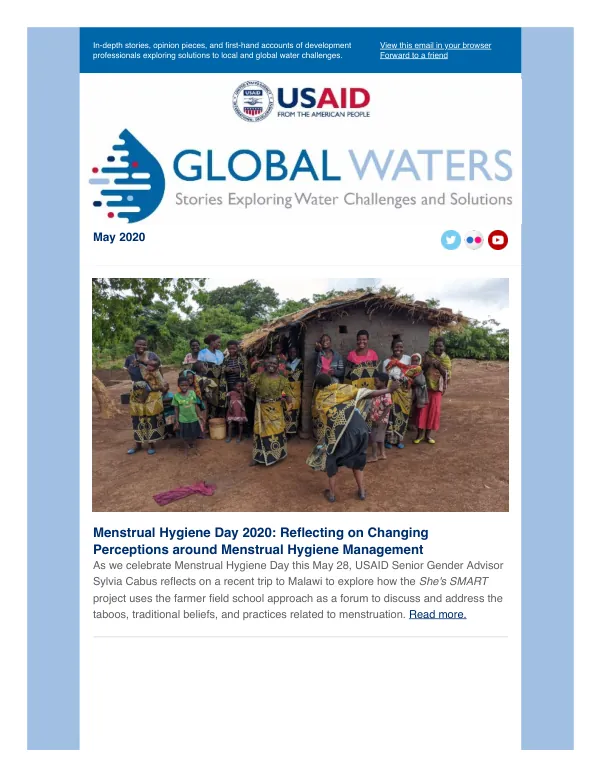 Global Waters Stories - May 2020