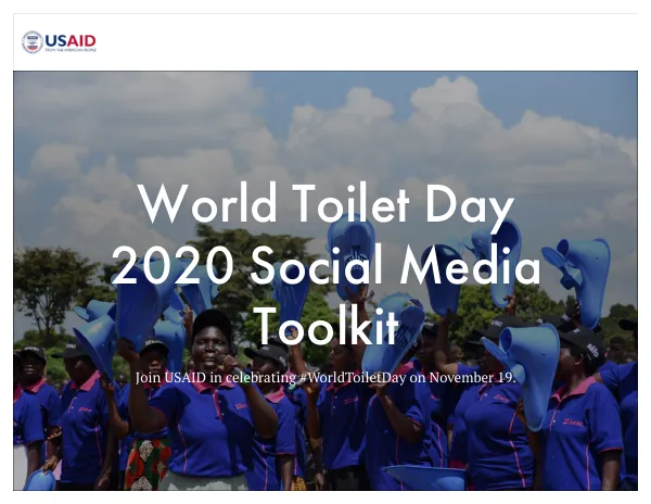 Social Media Toolkit: World Toilet Day 2020