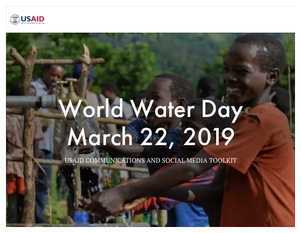 Social Media Toolkit: World Water Day 2019