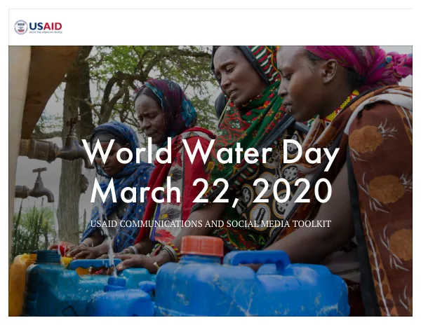 Social Media Toolkit: World Water Day 2020