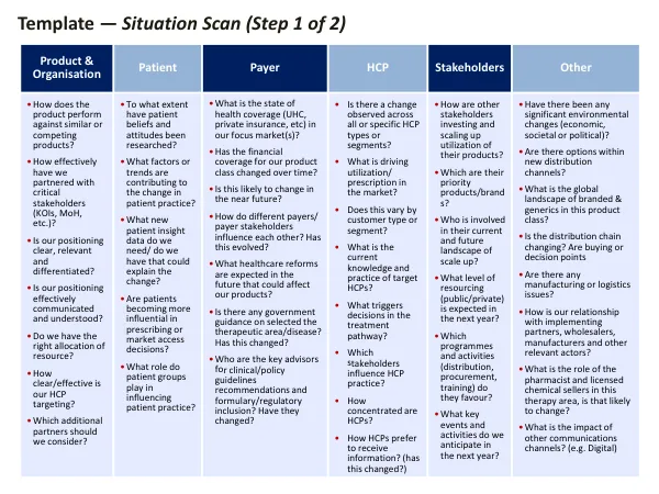 Template — Situation Scan (Step 1 of 2)