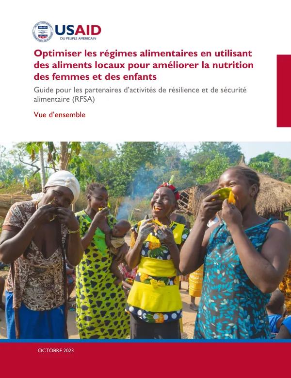 Optimizing Diets with Local Foods for Improved Nutrition in Women and Children
