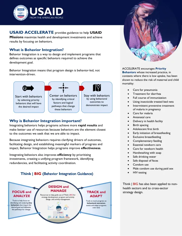 USAID ACCELERATE Project Description