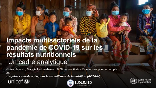 Multi-sectoral Impacts of COVID-19 on Nutrition Outcomes: Analytical Framework Webinar Slides