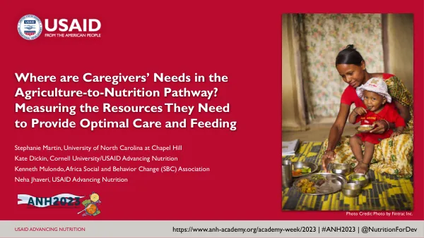 ANH Learning Lab: Caregiver Resources Presentation