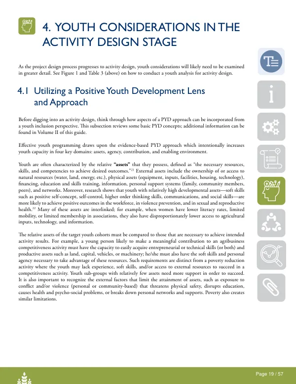Guide to Youth Engagement in Agriculture, Food Systems, and Nutrition