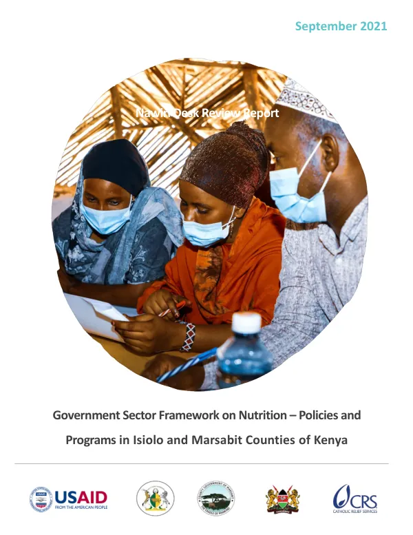 Nawiri Desk Review Report: Kenya Government Sector Framework on Nutrition