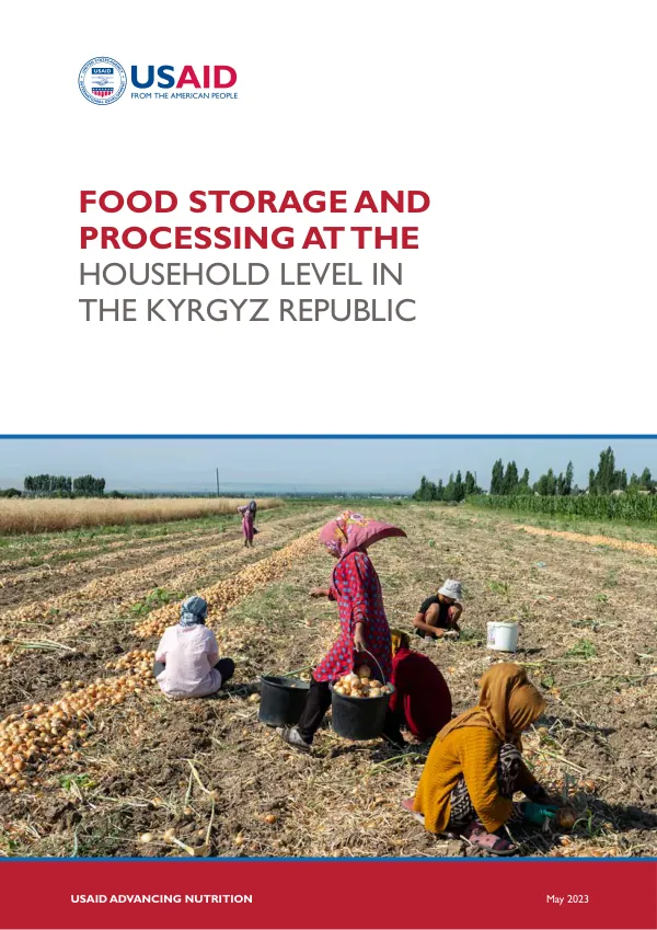 Food Storage and Processing at the Household Level in the Kyrgyz Republic: A Guidebook