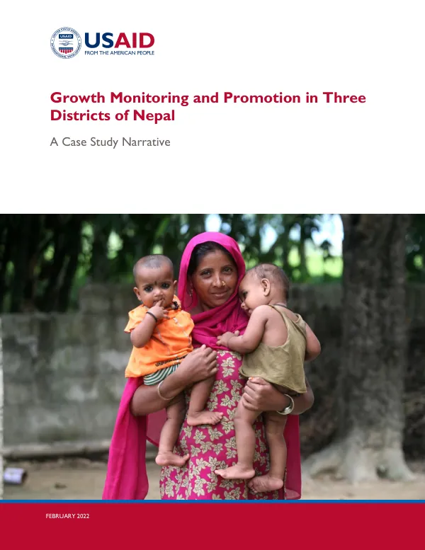 Growth Monitoring and Promotion in Nepal: A Case Study
