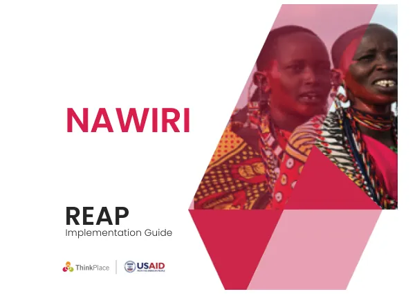 REAP for Nutrition Implementation Guide