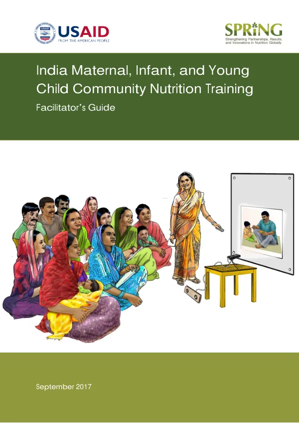 India MIYCN Training: Facilitator's Guide