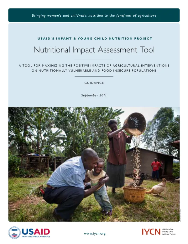 IYCN Agriculture-Nutrition Assessment Guidance