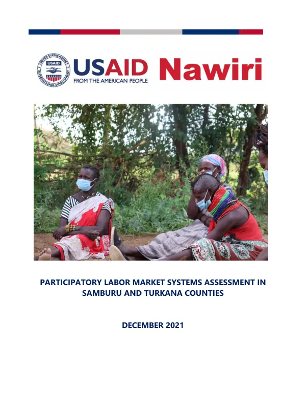 Participatory Labor Market Systems Assessment in Samburu and Turkana Counties