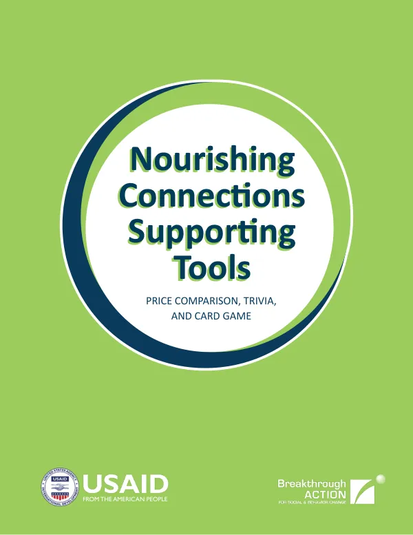 Nourishing Connections Supporting Tools: Price Comparison, Trivia, and Card Game