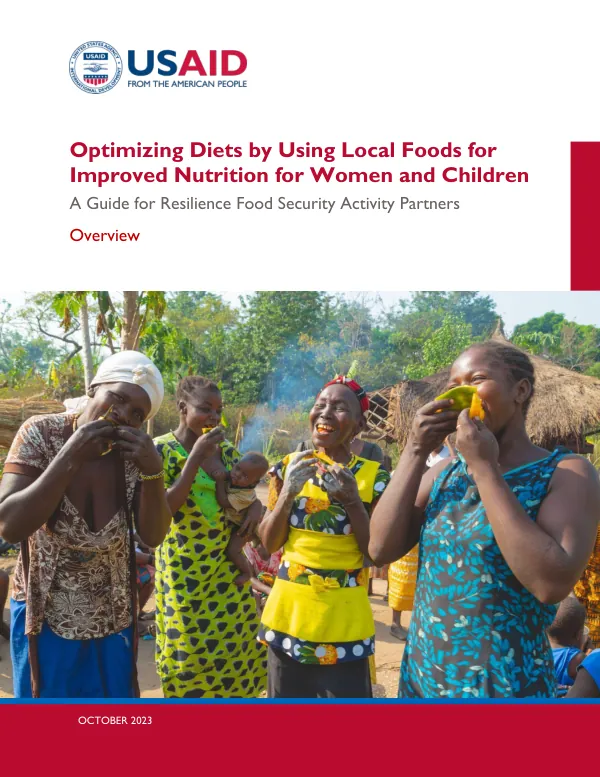Optimizing Diets with Local Foods for Improved Nutrition in Women and Children