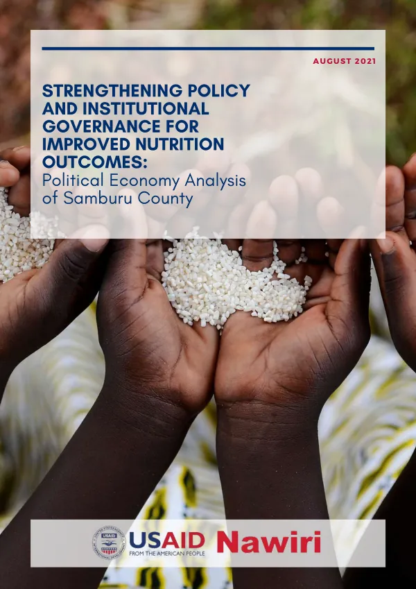 Political Economy Analysis of Samburu County: Nutrition Outcome Report