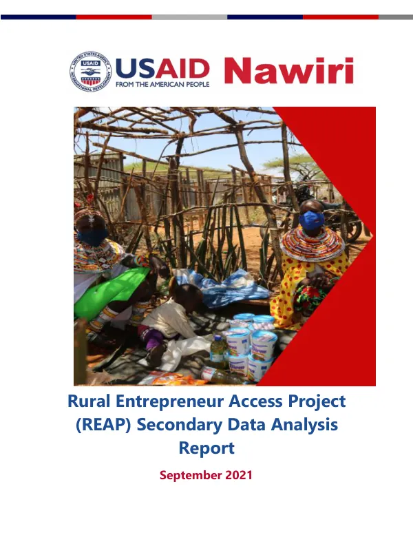 REAP Secondary Data Analysis Report (2021)