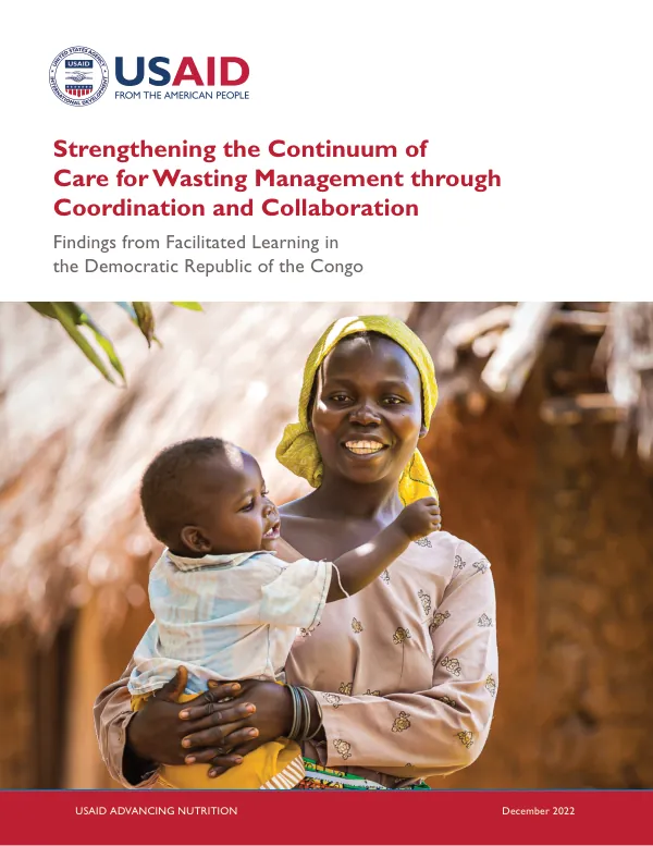 Strengthening Wasting Care in DRC: Findings from USAID Learning